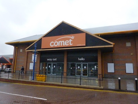 The Comet store at Ladymead, Guildford.