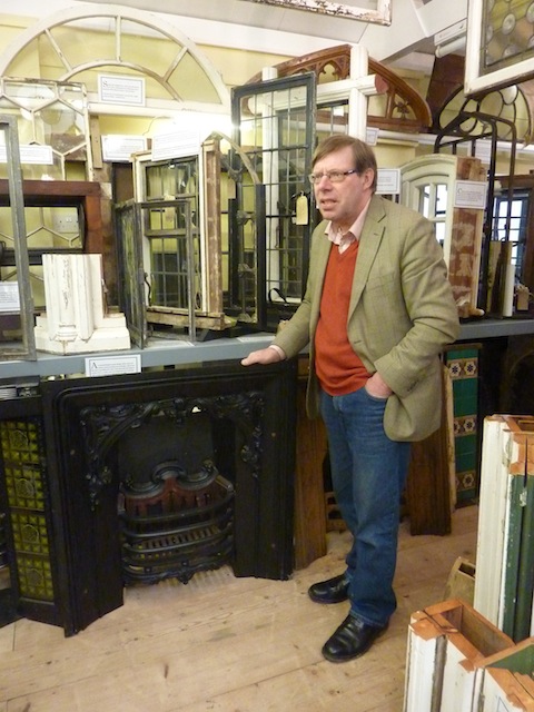 Charles Brooking has a small selection of items from his collection at his home in Cranleigh.