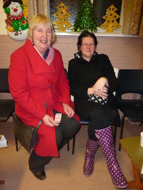 Guildford borough councillors Pauline Searle and Wendy May.