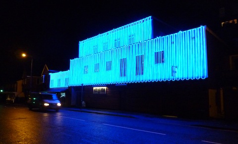 Ice blue is the colour at the Legion club in Millbrook.