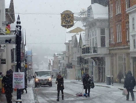 Toboggans in the High Street