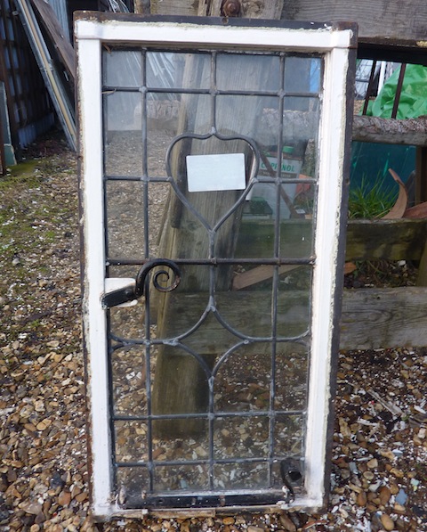 Laundry window from Thornchase School rescued by Charles Brooking.