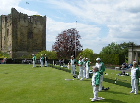 The Castle Green Bowling Club plays in what some consider to be the best setting in the county