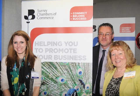 Ella, Andrew and Louise Punter from Surrey Chambers.