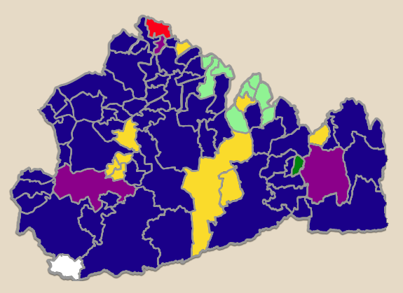 SCC Political map post 2013 election