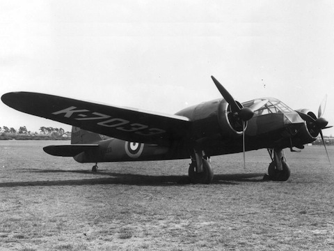 Bristol Blenheim Mk I . Wikimedia Commons.
