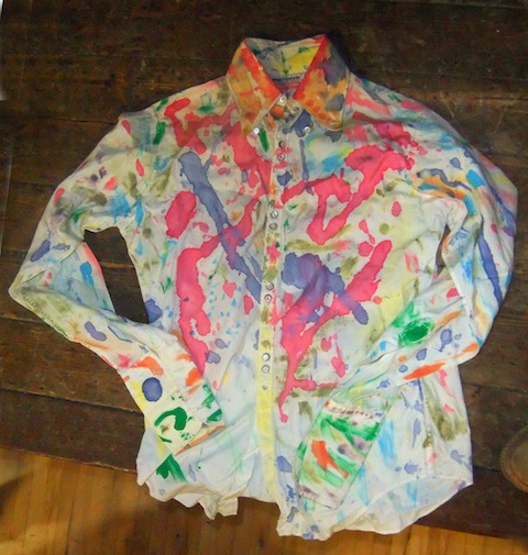Hand-decorated shirt said to have been owned by George Harrison.