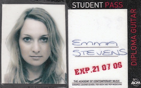 Emma's ACM Student ID