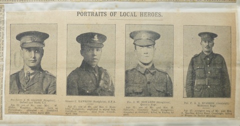 How Guildford's local newspapers reported the deaths of soldiers from the town.