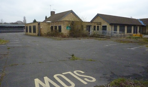 Some of the redundant buildings at what was once Pond Meadow School in Park Barn.