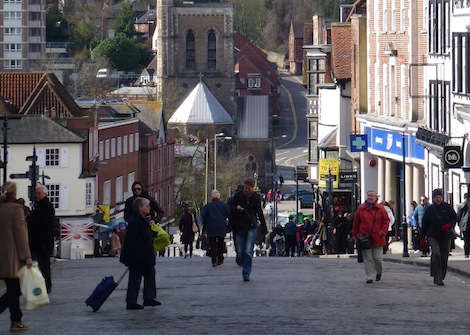 Guildford town centre is predicted to remain resilient to changes in the retail market.
