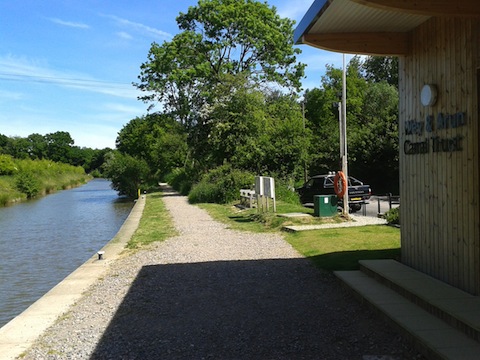 The Wey & Arun Canal visitor centre at Loxwood.