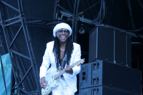 Nile Rogers of Chic.  Picture by Mike Ellis.