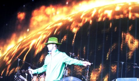Jay Kay and Jamiroquai thrill the crowd at Magic Summer Live in Stoke Park. Picture by Mike Ellis of Gingercat Photography.
