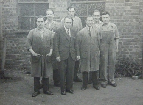 Some of Nelco's staff – date unknown. another uncle of mine, Les Brookes, is pictured