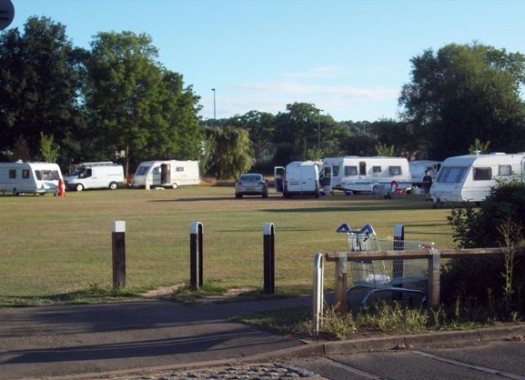 Travellers at Bannisters Field feature