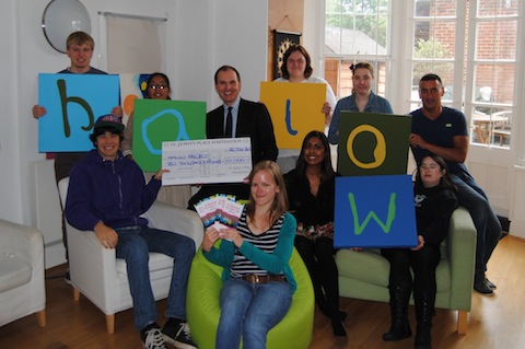 The halow project, a Guildford-based charity has received a £10,000 grant from
