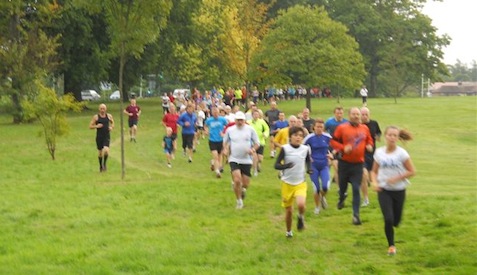 Some of the runners taking part in Saturday's Guildford Parkrun.