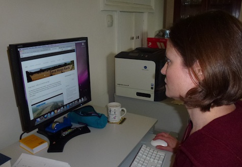 Karen works on the Save the Hogsback website