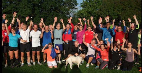 Some of those who took part in the Guildford Parkrun at Stoke Park on October 12, 2013.