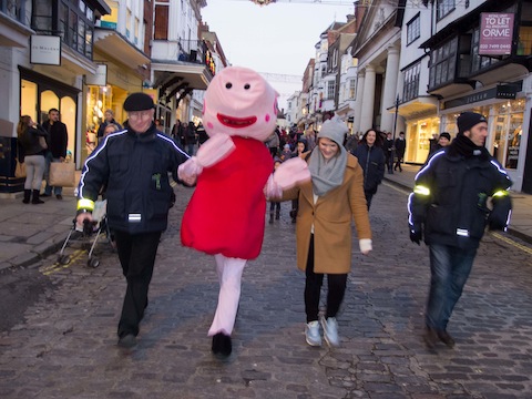 All in a day's work for Peppa.