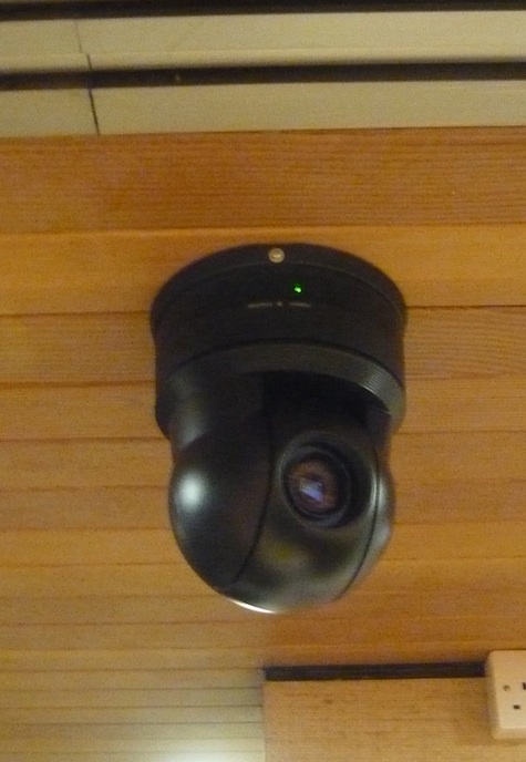 One of the cameras that will be used to webcast Guildford Borough Council meetings.