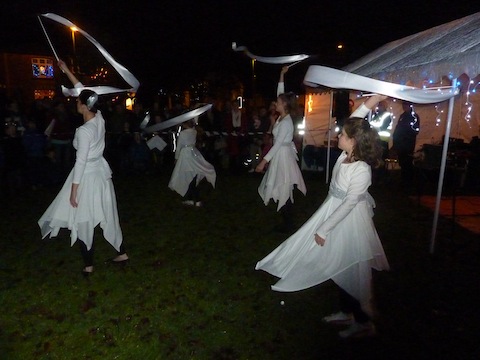 Dancers from Deogloria perform their Christmas-inspired routine.