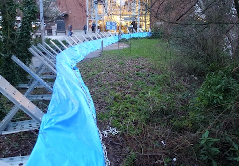 The Environment Agency Barrier is said to have worked well in Norfolk where it was deployed before being set up between Debenhams and the Town Bridge.