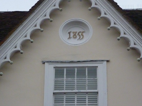 Where is this building with a date plaque of 1855?