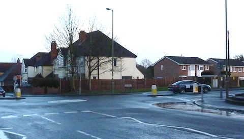 Aldershot Road at its junction with Southway near to where the man was assaulted and robbed.