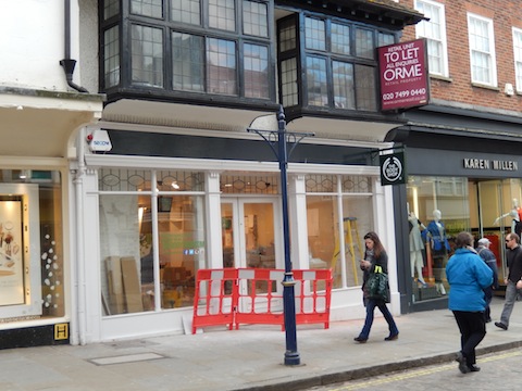The Body Shop is moving from the Upper High Street to this unit in the middle of the 'lower' High Street.