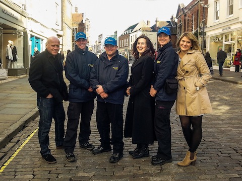 The Experience Guildford team, from left: Stuart Craggs, Chris Cake , Pete Lambert, Amanda Masters, Chrissy Wilcox and Kirstie Gattner.