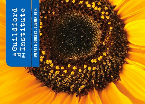 Cover of the Guildford Institute's summer brochure.