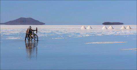 Going to Work on the Salt Flats