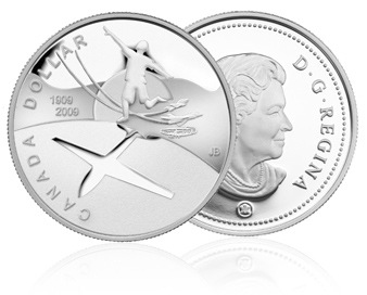 Canadian silver dollar.