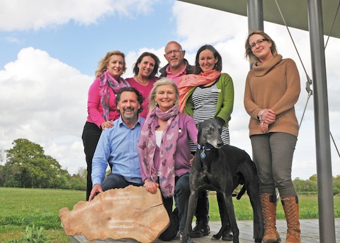 Staff at Clandon Wood Natural Burial Reserve. Picture by Gordon Tulley. 