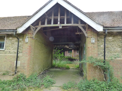 A section of the redundant farm buildings that may be converted into homes.
