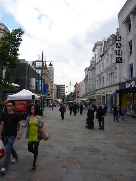 Northumberland Street, Newcastle's main shopping street.