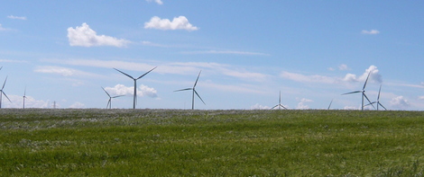 This wind farm was much in eveidence perhaps fittingly located on a site so near the pits that provided energy in earlier times.