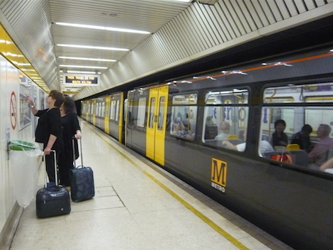 Newcastle's metro seemed clean and efficient.