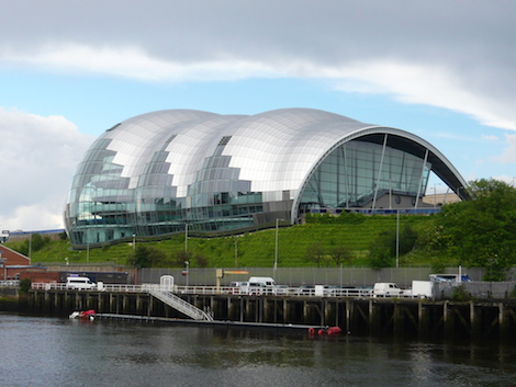 The impressive Sage building in Gateshead.
