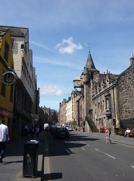 The final climb up the Royal Mile had worried me - it shouldn't have done.