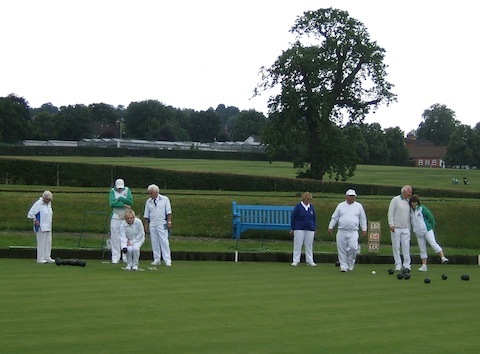 Castle Green Bowling Club plying away to Guildford on July 5.