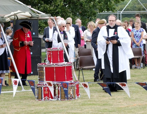 The Rev'd Barnaby Perkins led the service.