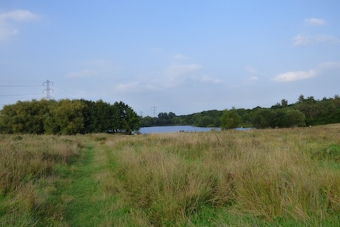 A view of Stoke Lake.