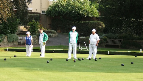Members of Castle Green Bowling Club.