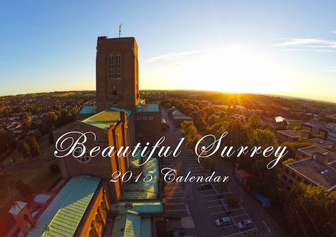 The cover of Beautiful Surrey 2015 calendar.