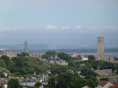St Andrews from the east.