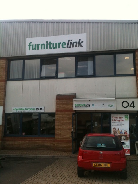 Furniturelink's premises on the Cathedral Hill business park, Guildford.