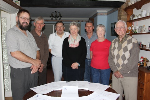 Members of the Burpham Neighbourhood Forum who have submitted their plan to Guildford Borough Council.